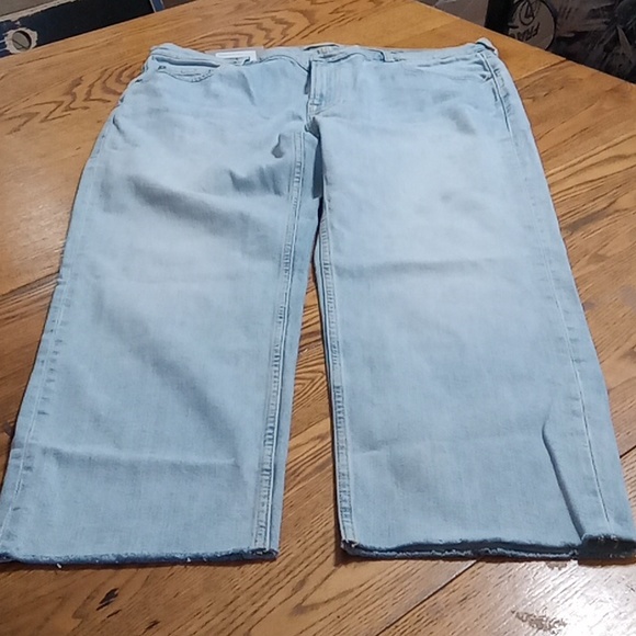 EVERLANE Womens Jeans Faded DENIM Pants 32 New BLUE Casual DEFECT ** - Picture 2 of 14